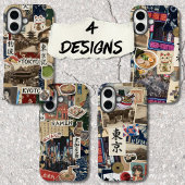 Japancore Collage Japanische Scrapbook-Kunst Case-Mate iPhone Hülle