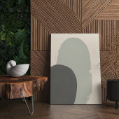 Japandi Abstrakte Pflanze Poster