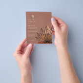 Japandi Abstrakte skandinavische Hochzeit Flyer (Gruppe)