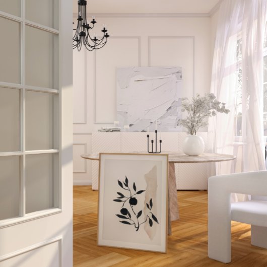 Japandi Aquarell abstrakt Bilderwand Sets