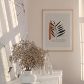 Japandi Aquarell abstrakt Poster