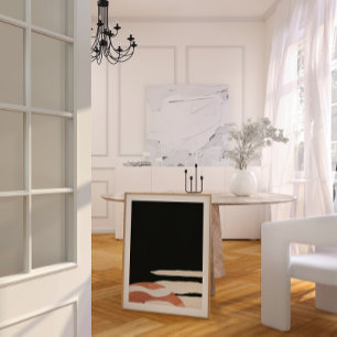 Japandi Aquarell abstrakt Poster