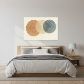 Japandi & Boho Abstrakte Überschneidungen Leinwanddruck