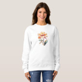 japandi flower sweatshirt (Vorne ganz)