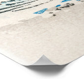 Japandi Frame TV Art Beach Landschaft Neutral Boho Poster (Ecke)