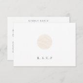 Japandi Landschaftsspeisen UAWG RSVP Karte (Vorne/Hinten)