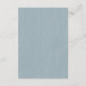 Japandi minimalistische Hochzeitskarte Begleitkarte (Rückseite)