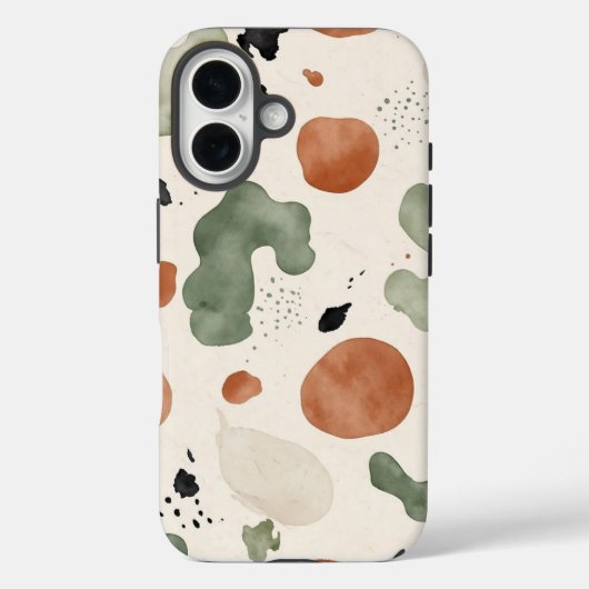 Japandi Organic Shapes Beige Case (Rückseite)