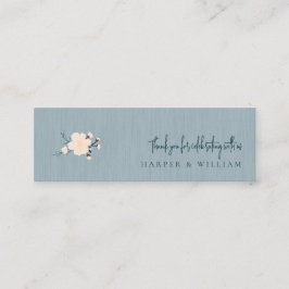 Japandi qr Code Social Media Hochzeitkarte Mini Visitenkarte