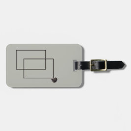 Japandi Seeleben in Beige Gepäckanhänger