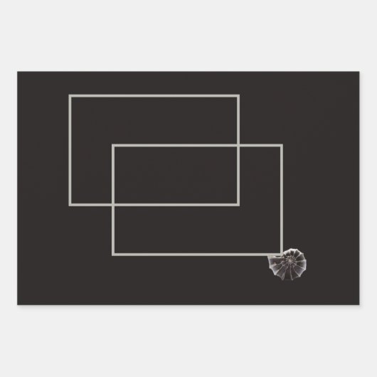 Japandi Seeleben in Beige Geschenkpapier Set (Vorderseite 3)