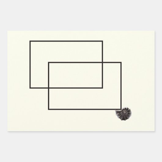 Japandi Seeleben in Beige Geschenkpapier Set (Vorderseite 2)