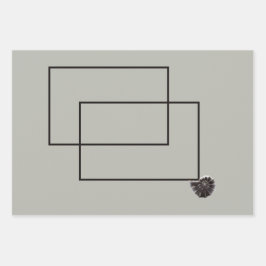 Japandi Seeleben in Beige Geschenkpapier Set