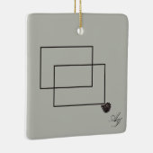 Japandi Seeleben in Beige Keramikornament (Rechts)