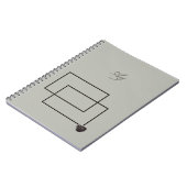 Japandi Seeleben in Beige Notizblock (Linke Seite)