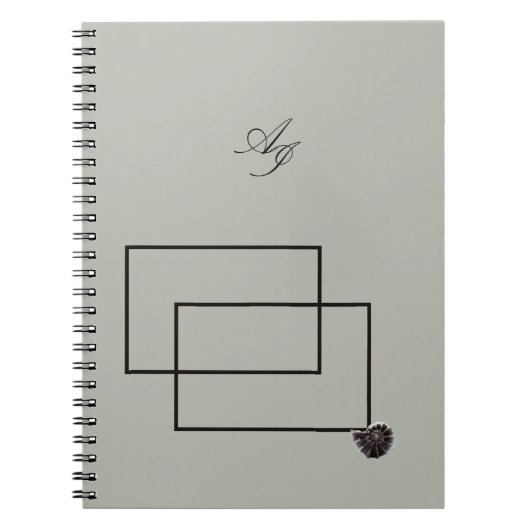 Japandi Seeleben in Beige Notizblock (Vorderseite)