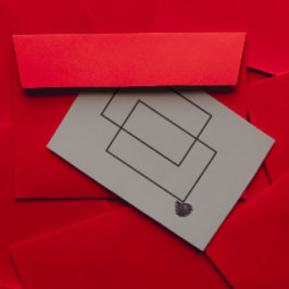 Japandi Seeleben in Beige Postkarte