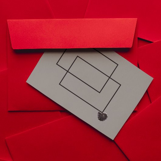 Japandi Seeleben in Beige Postkarte