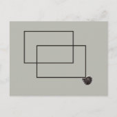 Japandi Seeleben in Beige Postkarte (Vorderseite)