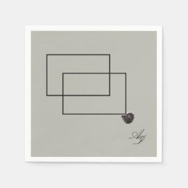 Japandi Seeleben in Beige Serviette