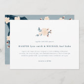 Japandi (skandi-japanisch) Hochzeit Einladung (Vorne/Hinten)