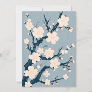 Japandi (skandi-japanisch) Hochzeit Einladung