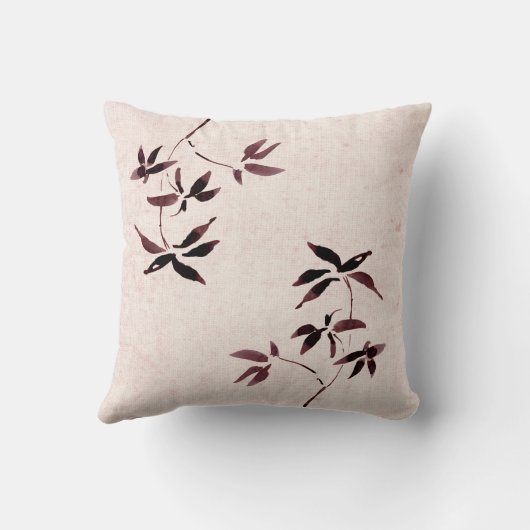 Japandi Stil einfache moderne Japan und Skandi Kissen (Rückseite)