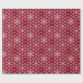 Japandi Stil Snowflake Geschenkpapier (Flach)