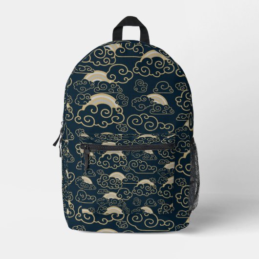 Japandi Style Wohngestaltung Bedruckter Rucksack (Vorderseite)