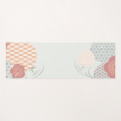 Japandi Style Zen Meditation Yogamatte (Vorderseite (Horizontal))