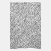 Japandi Textil Stil einfache Linien Skribble Geschirrtuch (Vertikal)