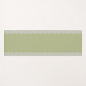 Japandi Wave Muster Sage Green Yogamatte (Vorderseite (Horizontal))
