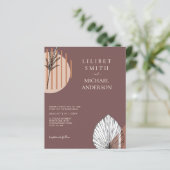 Japandi Wedding Scandinavian Abstrakt Geometric (Stehend Vorderseite)