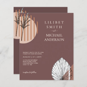 Japandi Wedding Scandinavian Abstrakt Geometric