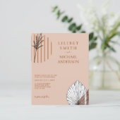 Japandi Wedding Scandinavian Abstrakt Geometric (Stehend Vorderseite)