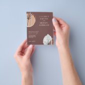 Japandi Wedding Scandinavian Abstrakt Geometric Flyer (Gruppe)