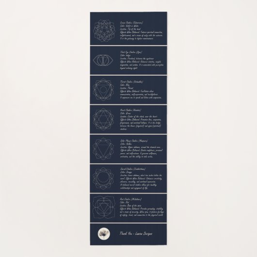 Japandi Yoga Mat: Licht erhellen Yogamatte (Rückseite)