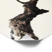 Japandi Zen: Minimalistische Abstrakte Illustratio Poster (Ecke)