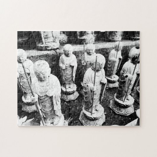 Japaner-Buddha-Statuen Puzzle (Horizontal)
