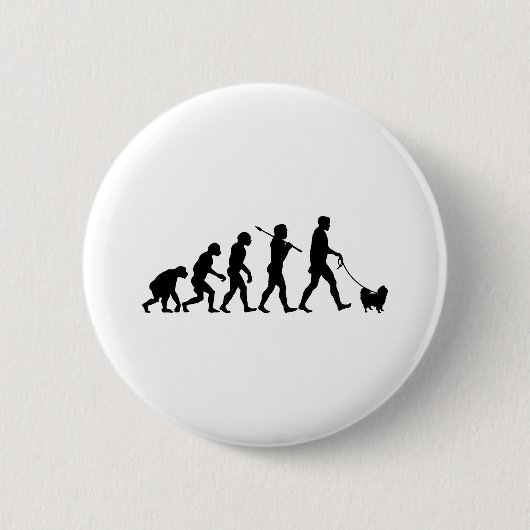 Japaner Chin Button (Vorderseite)