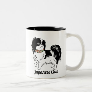 Japaner Chin Ihr Text Zweifarbige Tasse