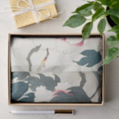 JAPANER-DRUCK-BLUMEN-SEIDENPAPIER SEIDENPAPIER (Geschenk)