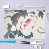 JAPANER-DRUCK-BLUMEN-SEIDENPAPIER SEIDENPAPIER (Handwerk)