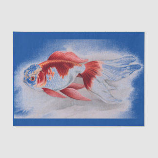 JAPANER-DRUCK-GOLDFISCH-SEIDENPAPIER SEIDENPAPIER