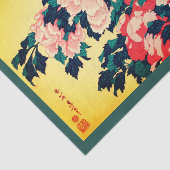 Japaner-Druck mit Schmetterlings-Seidenpapier Seidenpapier (Ausschnitt)