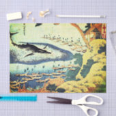 JAPANER-DRUCK MIT WAL Seidenpapier (Handwerk)