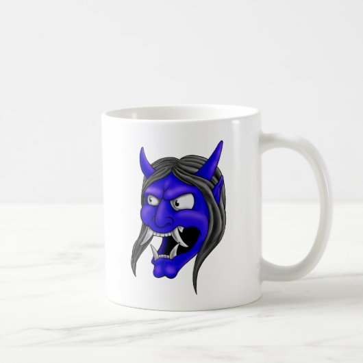 Japaner Hannya Maske Kaffeetasse (Rechts)