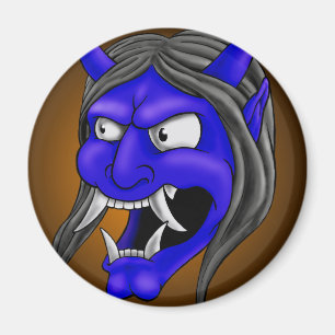 Japaner Hannya Maske Magnet