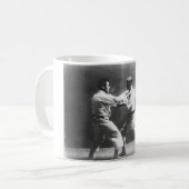 Japaner Judoka Jigoro Kano Kyuzo Mifue Judo Kaffeetasse (Vorderseite Links)