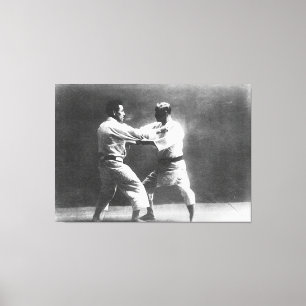 Japaner Judoka Jigoro Kano Kyuzo Mifue Judo Leinwanddruck